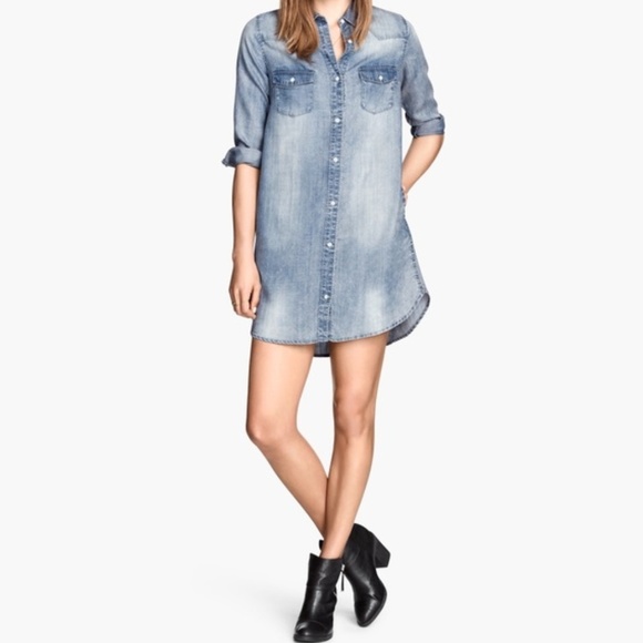 H&M Dresses & Skirts - H&M DENIM DRESS